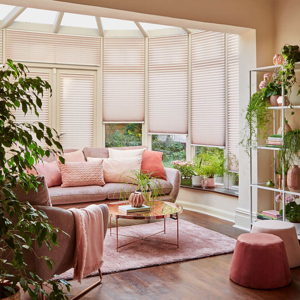 Book a free conservatory blind consultation with Ashley Blinds