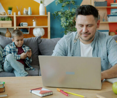 working parent planning summer holidays with business calendar